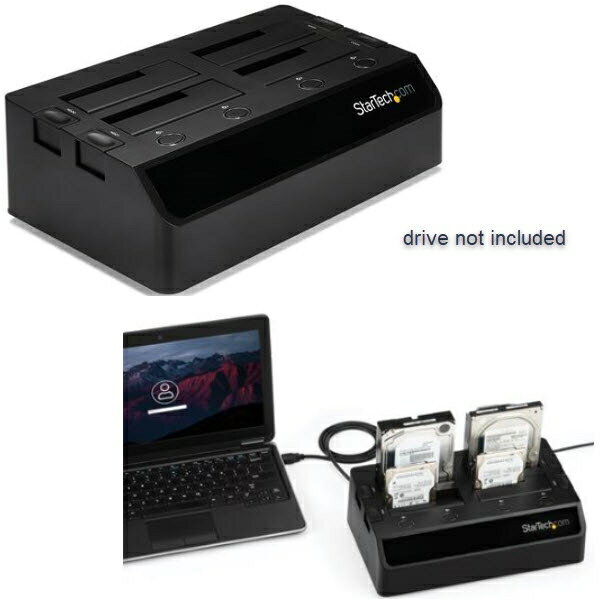 【ポイント最大28倍&100%バック】 StarTech.com ハードディスク4台搭載ドッキングステーション USB 3.0..