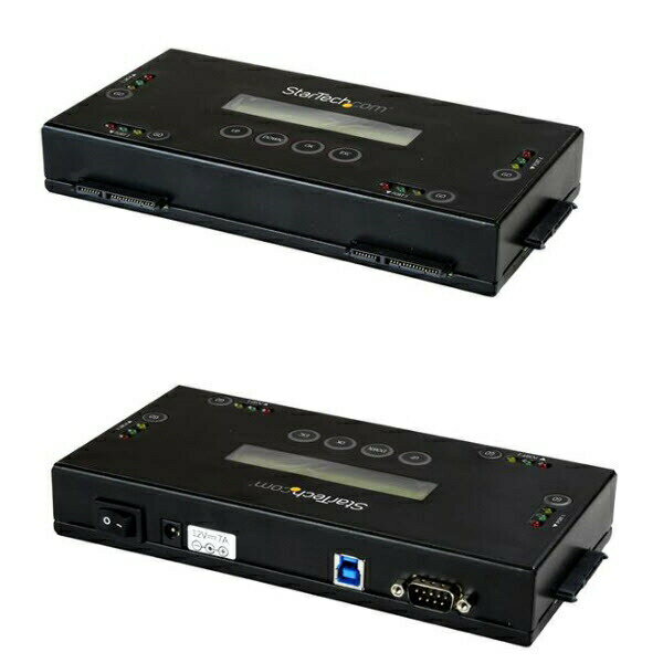 【エントリーでポイント5倍:最大33倍】 StarTech.com ディスクイレーサー/データ消去専用機/2.5 & 3.5インチ SATA/4スロット/USB 3.0 SATERASER4