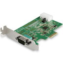 StarTech.com RS232Cシリアル1ポート増設PCIeカード 16950 UART ロープロファイル/標準プロファイル対応 921.4kbps Windows/Linux対応 PEX1S953LP