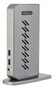 StarTech.com USB-C & USB-A対応ドッキングステーション 4K60Hz対応HDMI & DiplayPortデュアルモニター/6ポートUSB-Aハブ/ギガビット有線LAN/USB 3.1/3.2 Gen 1/Windows & Mac対応 DK30A2DHU