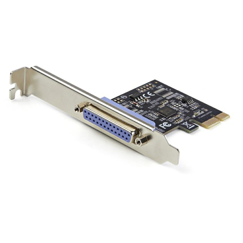 【3%OFFクーポン配布中】StarTech.com パラレル1ポート増設 PCI Expressインターフェースカード/SPP、ECP転送モード対応/1x DB25 IEEE 1284準拠 PCIe拡張ボード/標準&ロープロファイル対応 PEX1P2