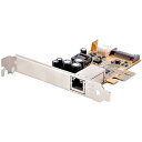 【ポイント最大24倍!】 StarTech.com ネットワークアダプターカード/PCI Express x1/1ポート/2.5Gbps/30W 802.3at PoE/Windows&Linux/PCIe ギガビットイーサネット NIC/RJ45 増設 有線LAN 給電 ST1000PEXPSE