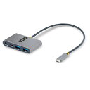 StarTech.com USBハブ/Type-C接続/1W USB PDパススルー/USB 3.2 Gen 1/5Gbps/2x USB-A + 2x USB-C/3cmホストケーブル/USB-Cスプリッター/4ポートUSB拡張ハブ 5G2A2CPDB-USB-C-HUB