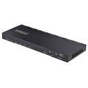 StarTech.com ビデオスプリッター/4K6Hz HDMI 2./1入力4出力/スケーラー内蔵/3.5mm & 光オーディオ/4画面同時出力/マルチディスプレイ対応HDMI分配器/HDMI分岐器 HDMI-SPLITTER-44K6S