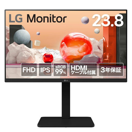 【最大30,000円OFFクーポン対象店】 LG 23.8型 フルHD ( 1920×1080 ) ノングレア IPS パネル 100Hz 5ms 液晶 ディスプレイ HDMI D-Sub DisplayPort 対応 新品 24BA450-B【代金引換/時間指定不可】 【最大30,000円OFFクーポン対象店】 LG 23.8型 フルHD ( 1920×1080 ) ノングレア IPS パネル 100Hz 5ms 液晶 ディスプレイ HDMI D-Sub DisplayPort 対応 新品 24BA450-B【代金引換/時間指定不可】
