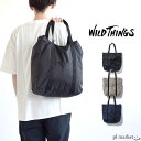 正規取扱店  ワイルドシングス バッグ wildthings バッグパッカブルツーウェイトート/BAG PACKABLE2WAYTOTE トートバッグ かばん シンプル おしゃれ 人気 旅行 アウトドア メンズ レディース 男女兼用 2022SS新作 WT3802406