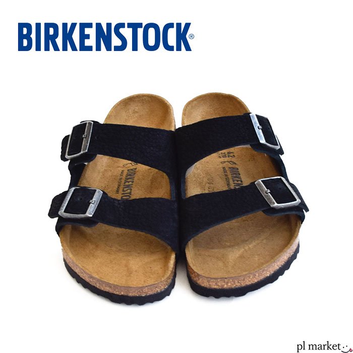 【P5倍】 正規取扱店 BIRKENSTOCK ビルケンシュトック Arizona/アリゾナ ヌバックレザー サンダル メンズ ダブルストラップ レギュラー 1020735