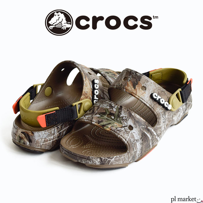 【20％OFF】Crocs/クロックス Classic All Terrain Realtree Edge Sandal/クラシック オール テレイン リアルツリー エッジ サンダル 迷彩 軽量 メンズ レディース 男女兼用 オフィス 会社 仕事 ワークシューズ ワーク work 立ち仕事 207891