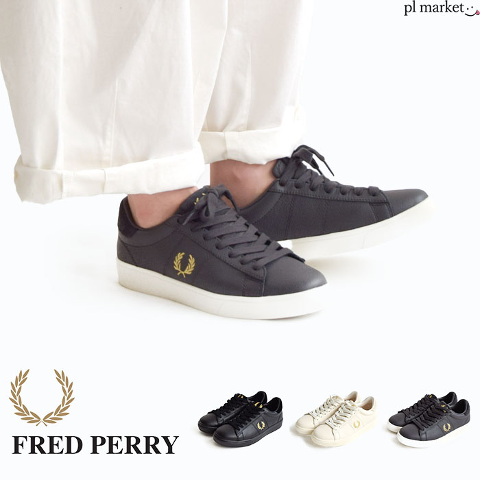 フレッドペリー FRED PERRY フレッドペリー スニーカー SPENCER TUMBLED LEATHER レディース スニーカー ローカット ローレルリース B4322