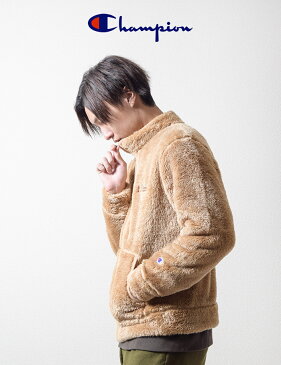マラソン限定10%OFF◆%OFF◆Champion CHAMPION チャンピオン ボアフリースフードパーカージャケット フリース ジャケット ジップアップ フリース FULL ZIP JACKET メンズ もこもこ モコモコ ボア フルジップ アウター C3-L616 部屋着