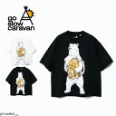 楽天plmarket ピーエルマーケットgo slow caravan ゴースローキャラバン Tシャツ GSC 15周年 USA/C BIG BEER クマ BIG TEE 半袖 オーバーサイズ メンズ レディース ユニセックス プリントT ロゴT プリント カジュアル アウトドア キャンプ TEE ビール お酒 anniversary 391952