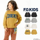 【10 OFF/2023秋冬新作】F.O.KIDS キッズ トレーナー カラバリグラフィックトレーナー 男の子 女の子 ユニセックス 春 秋 冬 全4色 100cm-150cm R411013