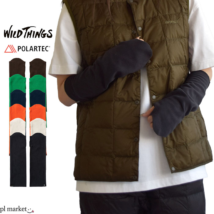 正規取扱店 ワイルドシングス WILDTHINGS アームウォーマー ポーラテックミクロフリースフィンガーレス POLARTEC Micro Fleece FINGERLESS レディース 秋 冬 ポリエステル 全6色 フリーサイズ WTW23131SK