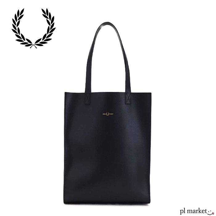 【2024春夏新作】FREDPERRY フレッドペリー バッグ トートバッグ BURNSIHED LEATHER TOTE BAG メンズ レディース ユニセックス オールシーズン レザー ブラック black 黒 ワンサイズ L6285