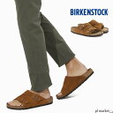 正規取扱店【2024春夏新作】BIRKENSTOCK ビルケンシュトック サンダル Zurich チューリッヒ メンズ レディース ユニセックス レギュラー 23cm-28cm ミンク ブラウン 1023842