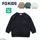 【2024秋冬新作】F.O.KIDS エフオーキッズ トップス Tシャツ 長袖 ロンT ソッカンギアポケット長袖Tシャツ 男の子 女の子 ユニセックス 春 秋 冬 綿 100cm 110cm 120cm 130cm 140cm 150cm 全4色 R406014