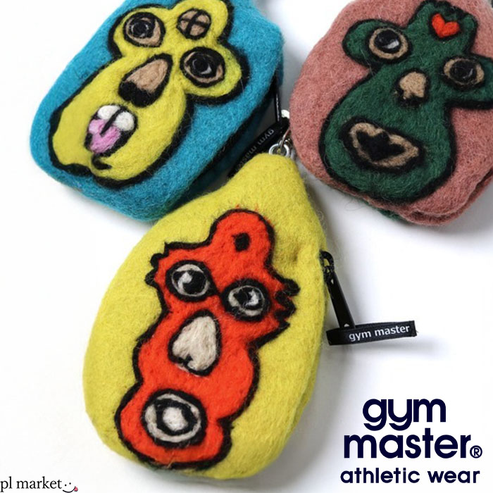 【2025秋冬新作】ジムマスター gym master 財布 ポーチ 小物入れ コインケース 覆面レスラーフェルトポ..