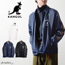 カンゴール KANGOL コーチ ジャケット ブラック ストリートナイロンジャケット 羽織 アウター メンズ レディース ユニセックス COACH JACKET BLACK LCJ0001