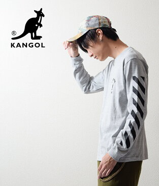 kangol tシャツ KANGOL　カンゴール tシャツ HYPE ARCH L/S TEE プリントTシャツ LCT0018 ロンT Tシャツ メンズ レディース ユニセックス ペア 半袖 ブランド おしゃれ かわいい スポーツ 綿100％ ビッグT 白T 黒T