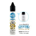 電子タバコ リキッド ジンジャーエール 天然素材 30ml メモリ付きボトル 混ぜて使える VAPE 対応 チャイルドロックキャップ