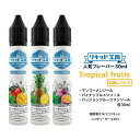 電子タバコ リキッド 人気フレーバー30mlお試しセット トロピカルフルーツ 天然素材 強い刺激 30ml 3本セット