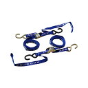 エアロファースト タイダウンベルト/ブルー 25mmx2m 2本セット AERO-002