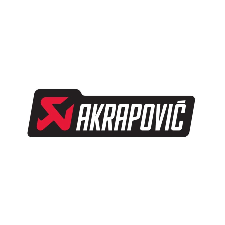 AKRAPOVIC (アクラポビッチ) LOGO ステッカー ガラス内張タイプ　40x11.5cm 801604