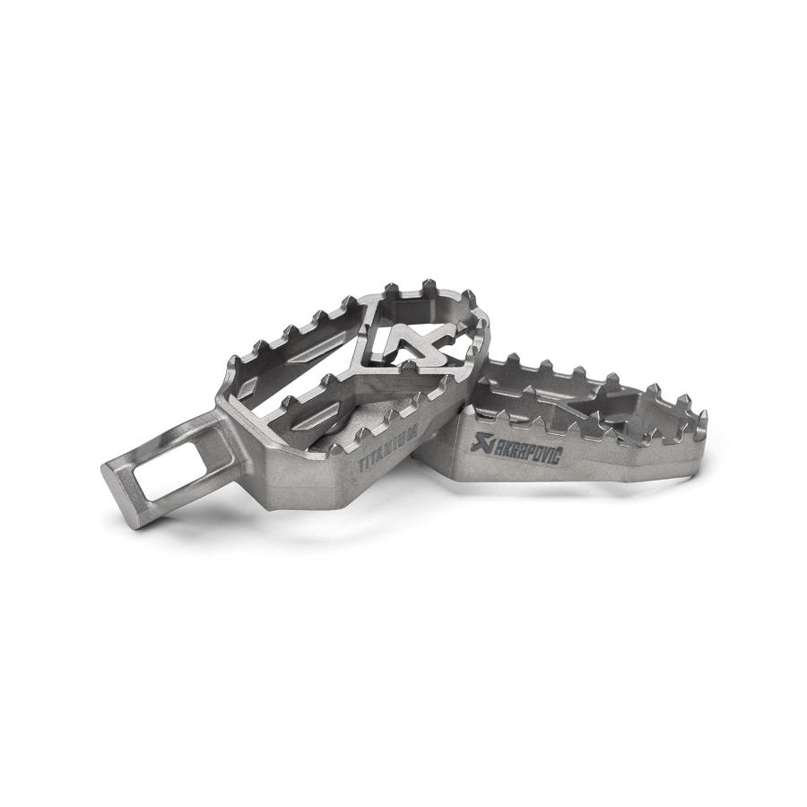 AKRAPOVIC (アクラポビッチ) アドベンチャーフットペグセット チタン Tigerシリーズ F-T12T1