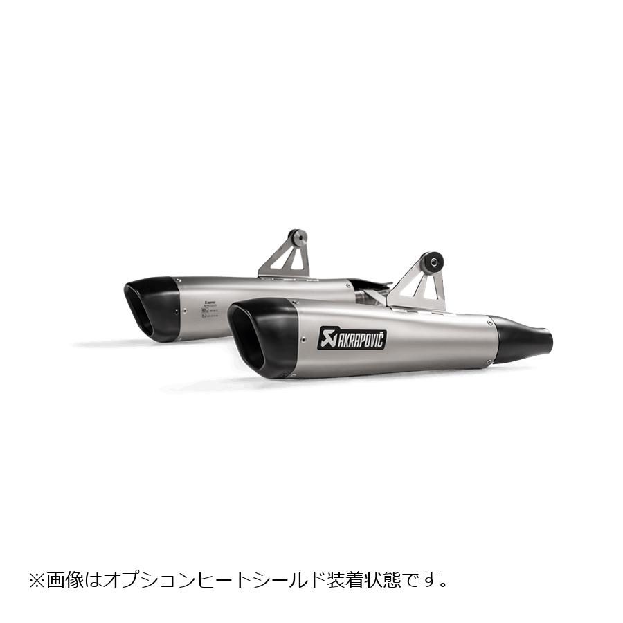AKRAPOVIC (アクラポビッチ) スリップオンマフラー ボンネビル BonnevilleT100 T120 チタン Euro4 S-T12SO4-HCQT