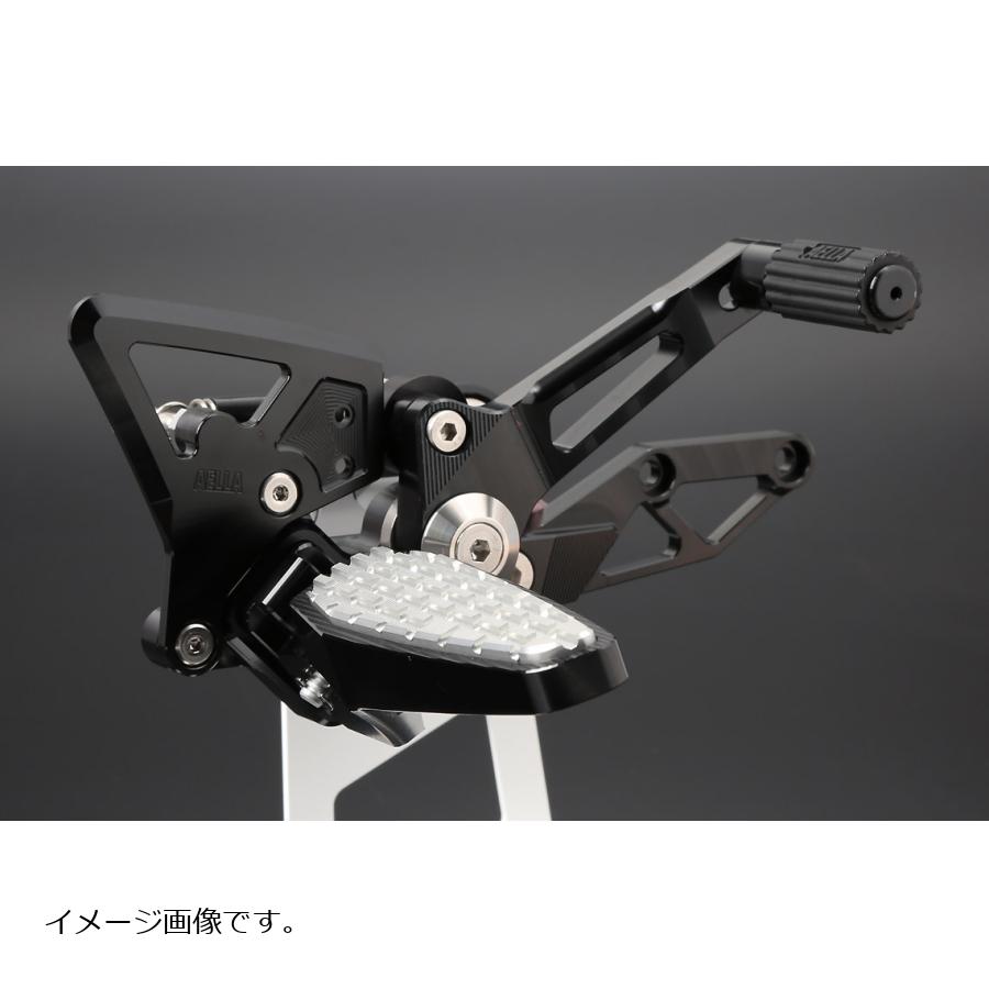 AELLA(アエラ) ライディングステップキット ブラック X DIAVEL AE-10080 BK