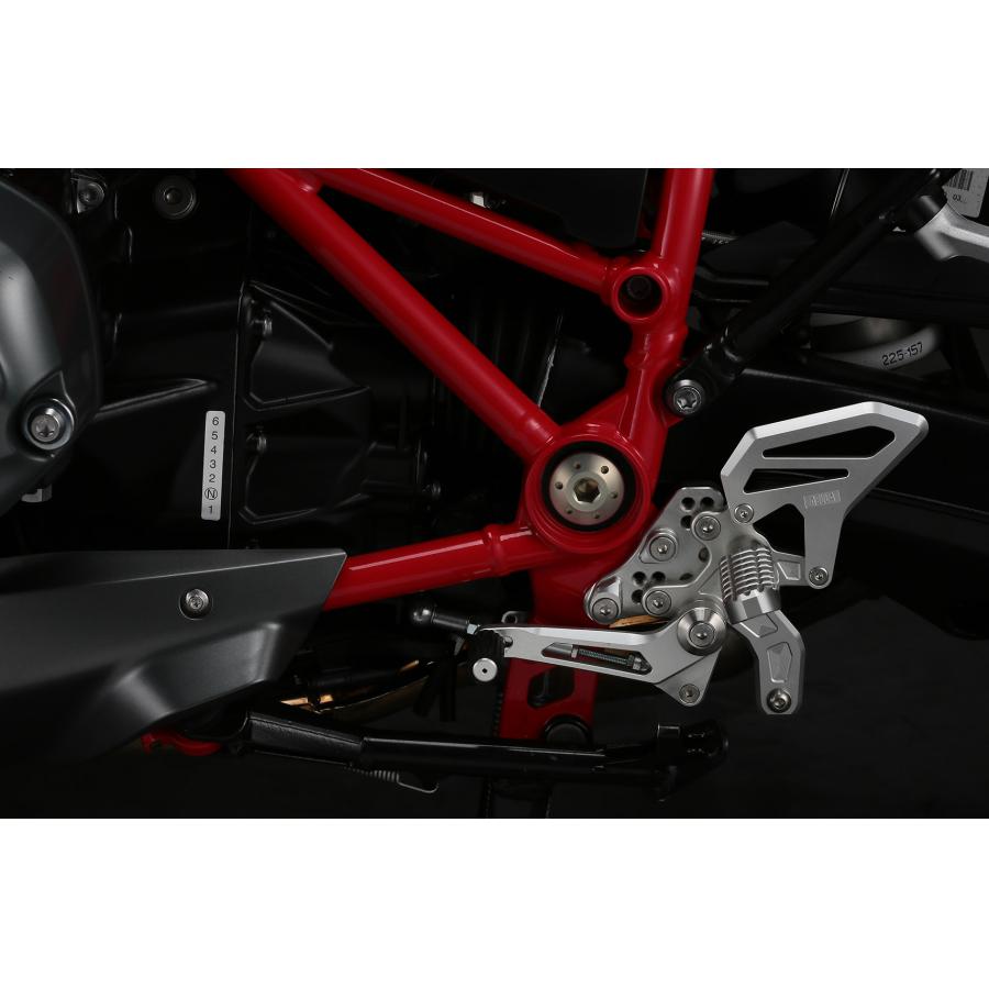 AELLA(アエラ) ライディングステップキット ホワイト R1200R/RS (固定ステップ) AE-10087-WT