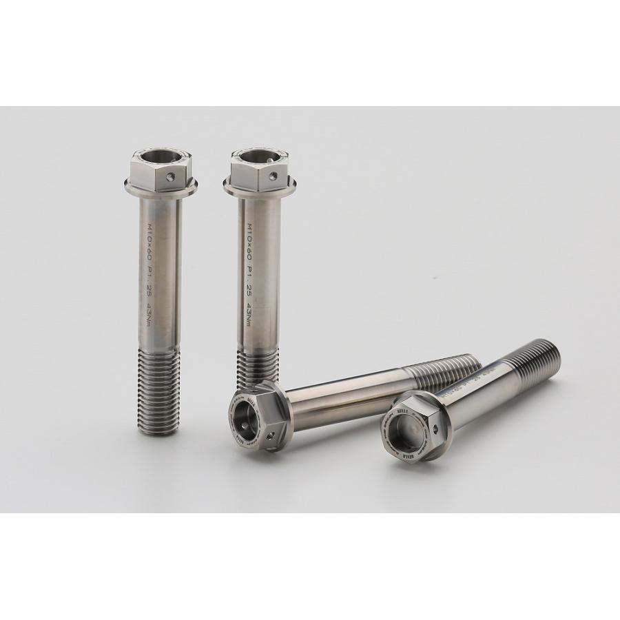 AELLA(アエラ) チタンボルト(Fキャリパーラジアルマウント) M10X53.5 P1.25(4本) AT-DU003