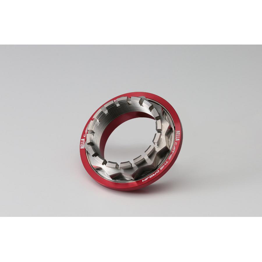 AELLA (アエラ) チタンナット＆アルミテーパーコーンセット レッド ドゥカティ AT-DU105 レッド