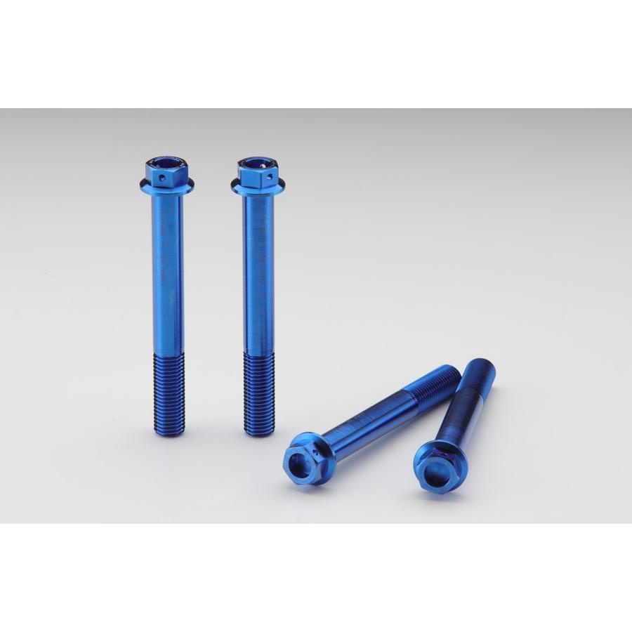 AELLA (アエラ) チタン削り出しキャリパーボルト ブルー Z900RS 320mmディスク装着用 AT-KA002SC