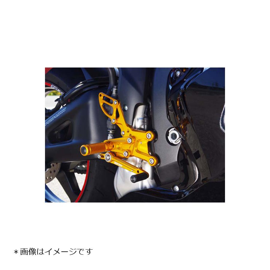 BABY FACE (ベビーフェイス) バックステップ CBR600RR 9ポジション 正/逆チェンジ可能 アルミ ゴールド 002-H019GDB