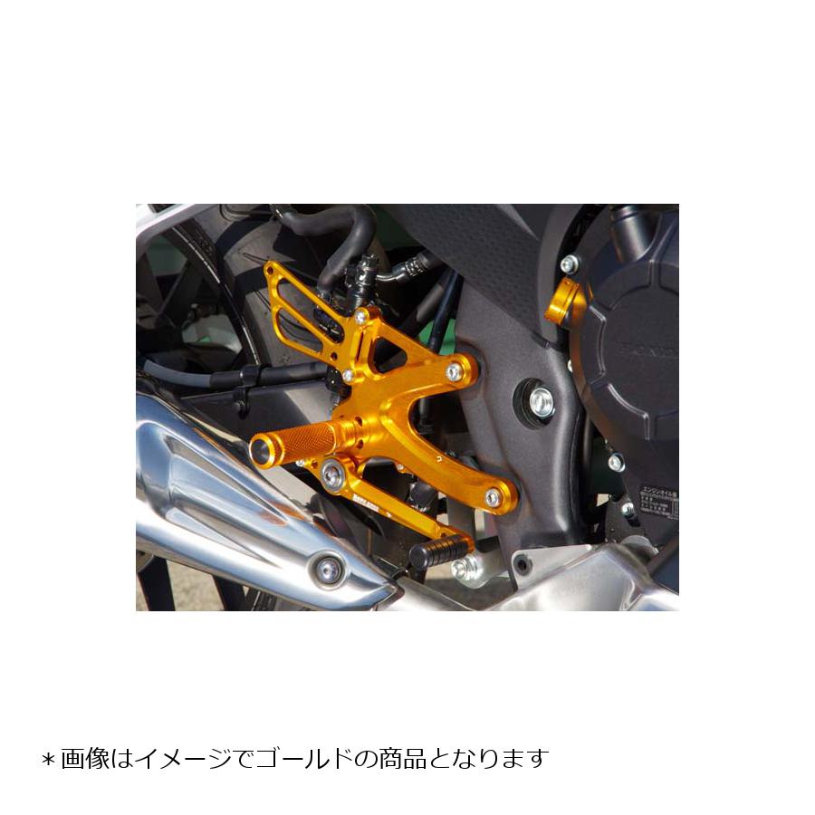 BABY FACE (ベビーフェイス) バックステップ CB500F CBR400R NC47 CB400F NC47 4ポジション 正チェンジのみ アルミ ブラック 002-H025BK