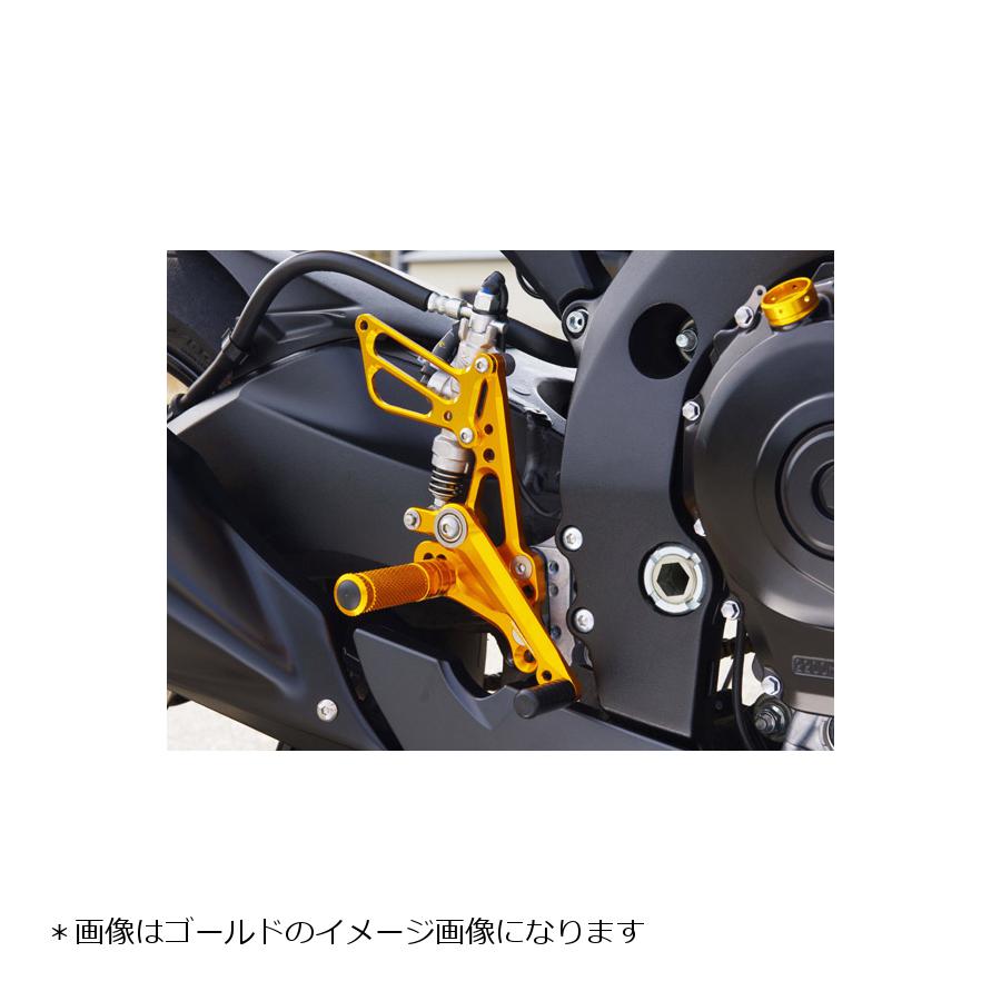 BABY FACE (ベビーフェイス) バックステップ 8×3ポジション 正/逆チェンジ可能 アルミ ブラック GSX-R600 GSX-R750 002-S013BK