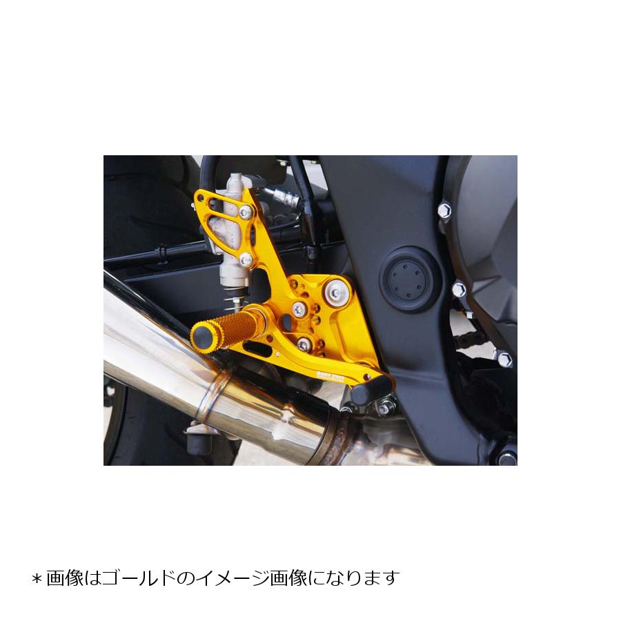 BABY FACE (ベビーフェイス) バックステップ BANDIT1250 ABS バンディット 6ポジション 正/逆チェンジ可能 ブラック 002-S014BK