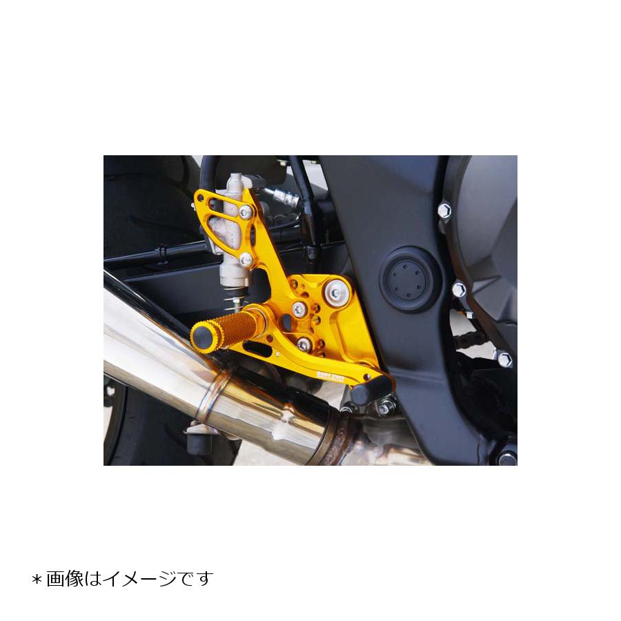 BABY FACE (ベビーフェイス) バックステップ BANDIT1250 ABS バンディット 6ポジション 正/逆チェンジ可能 ゴールド 002-S014GD