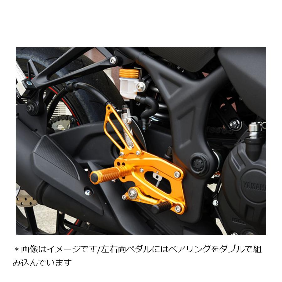 楽天バイク・車パーツ プロトBABY FACE （ベビーフェイス） バックステップ ゴールド YZF-R25 002-Y017GD