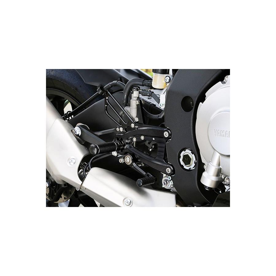 BABY FACE (ベビーフェイス) バックステップ 5ポジション 正/逆チェンジ可能 ブラック YZF-R1 002-Y018BK