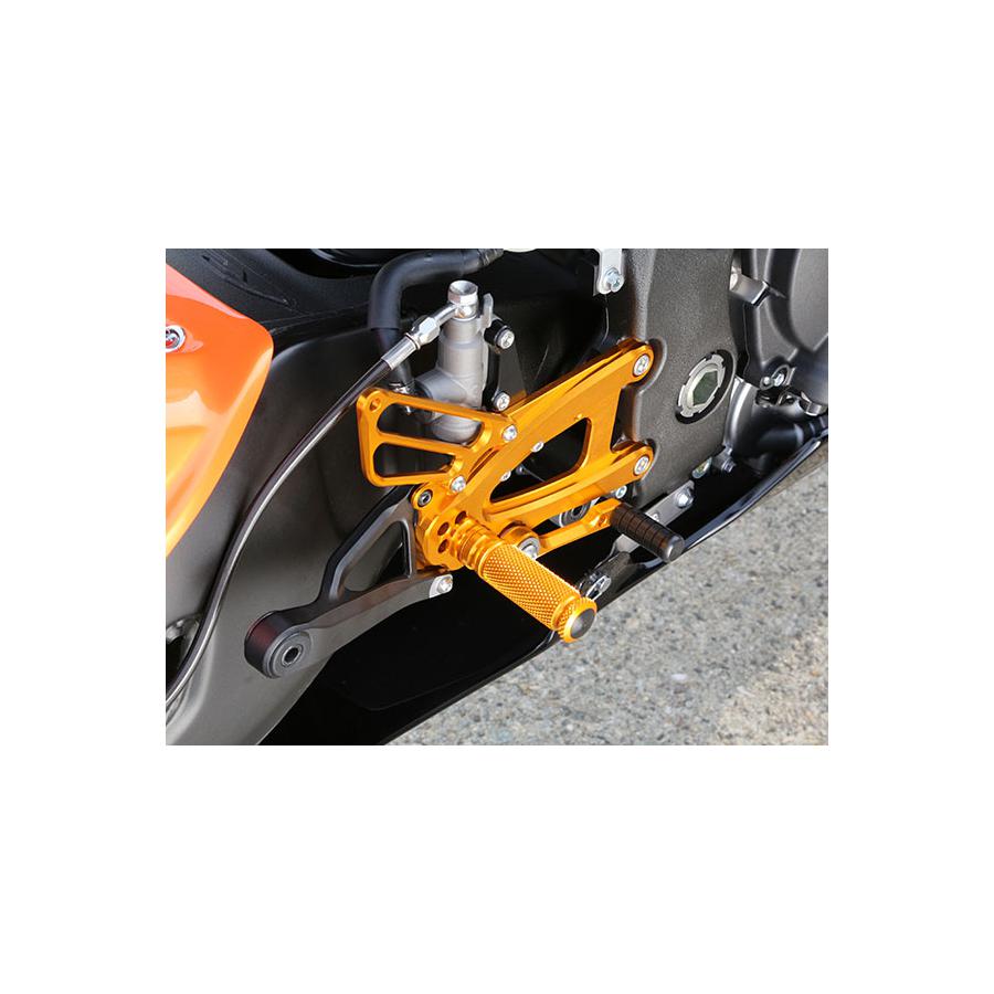BABY FACE (ベビーフェイス) バックステップ 5ポジション 正/逆チェンジ可能 ゴールド YZF-R1 002-Y018GD