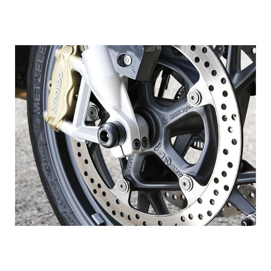 BABY FACE (ベビーフェイス) アクスルプロテクター ジュラコン樹脂 ブラック R1200RS R1200R 006-ABM04