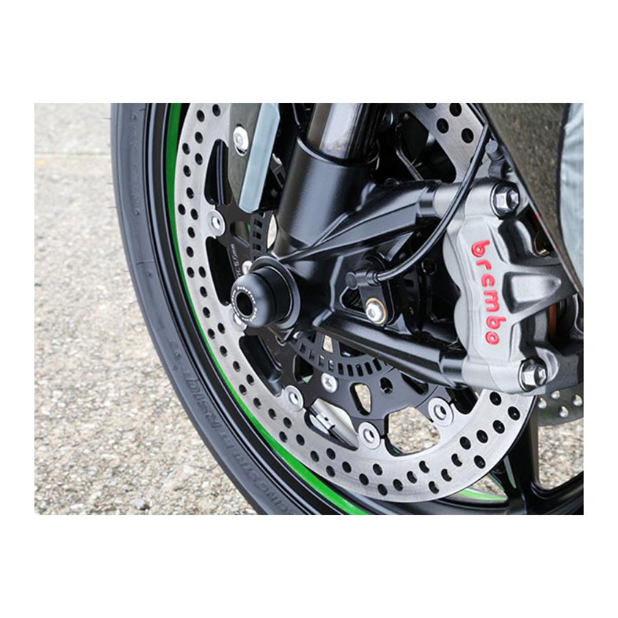 BABYFACE (ベビーフェイス) アクスルプロテクター フロント用 ジュラコン ブラック Ninja ニンジャ H2 006-AK013F