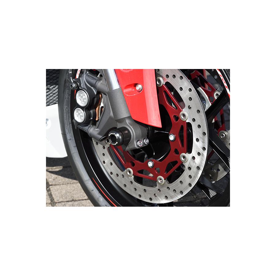 BABY FACE (ベビーフェイス) アクスルプロテクター フロント/ブラック YZF-R1 006-AY007BK