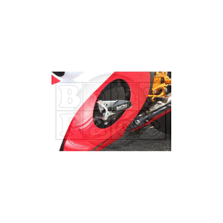 BABY FACE (ベビーフェイス) エンジンスライダー 左側 ジュラコン樹脂 ブラック ハヤブサ HAYABUSA 隼 006-SS010