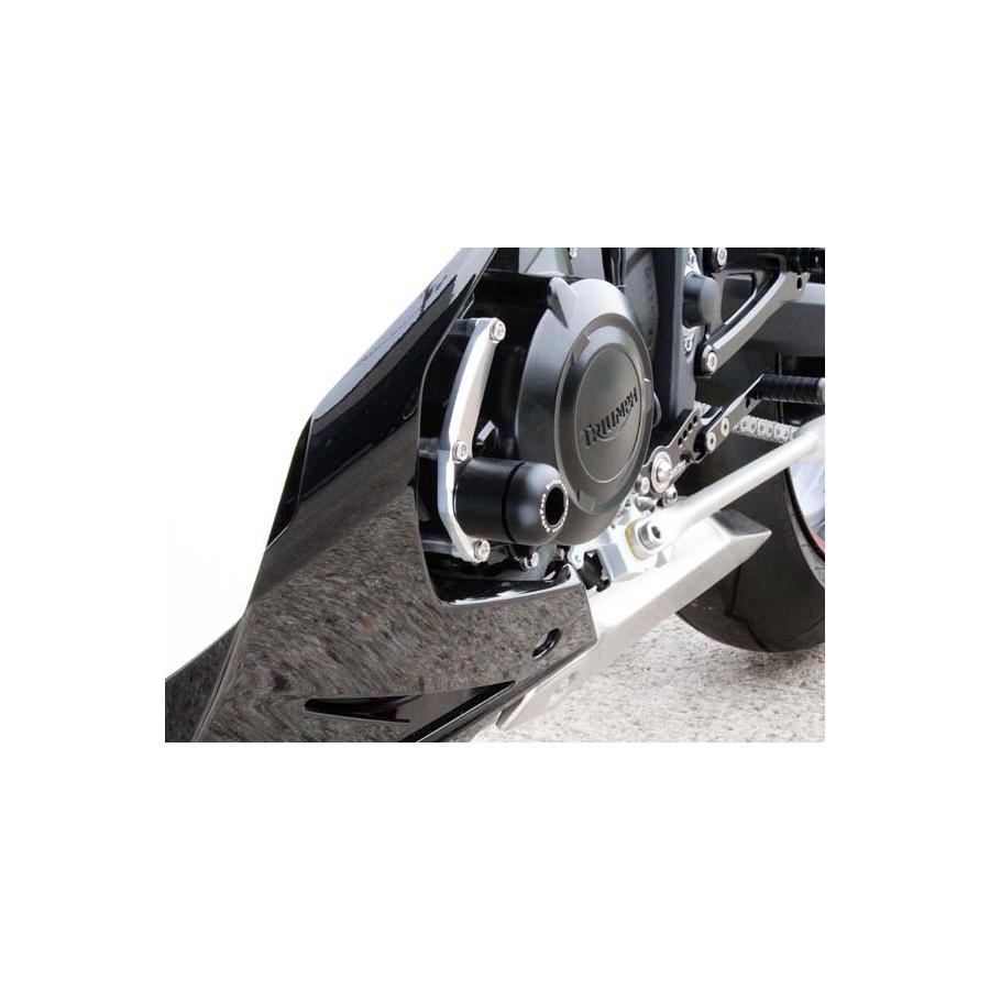 BABY FACE (ベビーフェイス) エンジンスライダー 左側 ジュラコン ブラック DAYTONA 675 [デイトナ] 006-ST008EL