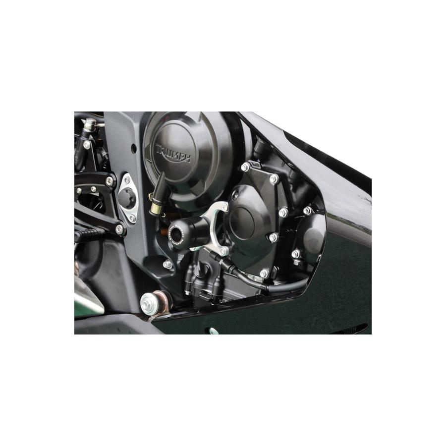 BABY FACE (ベビーフェイス) エンジンスライダー 右側 ジュラコン ブラック DAYTONA 675 [デイトナ] 00..