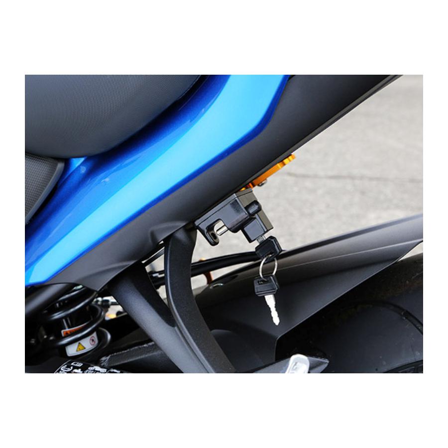 BABY FACE (ベビーフェイス) ヘルメットロック ブラック GSX-S1000 F 009-LCS05BK