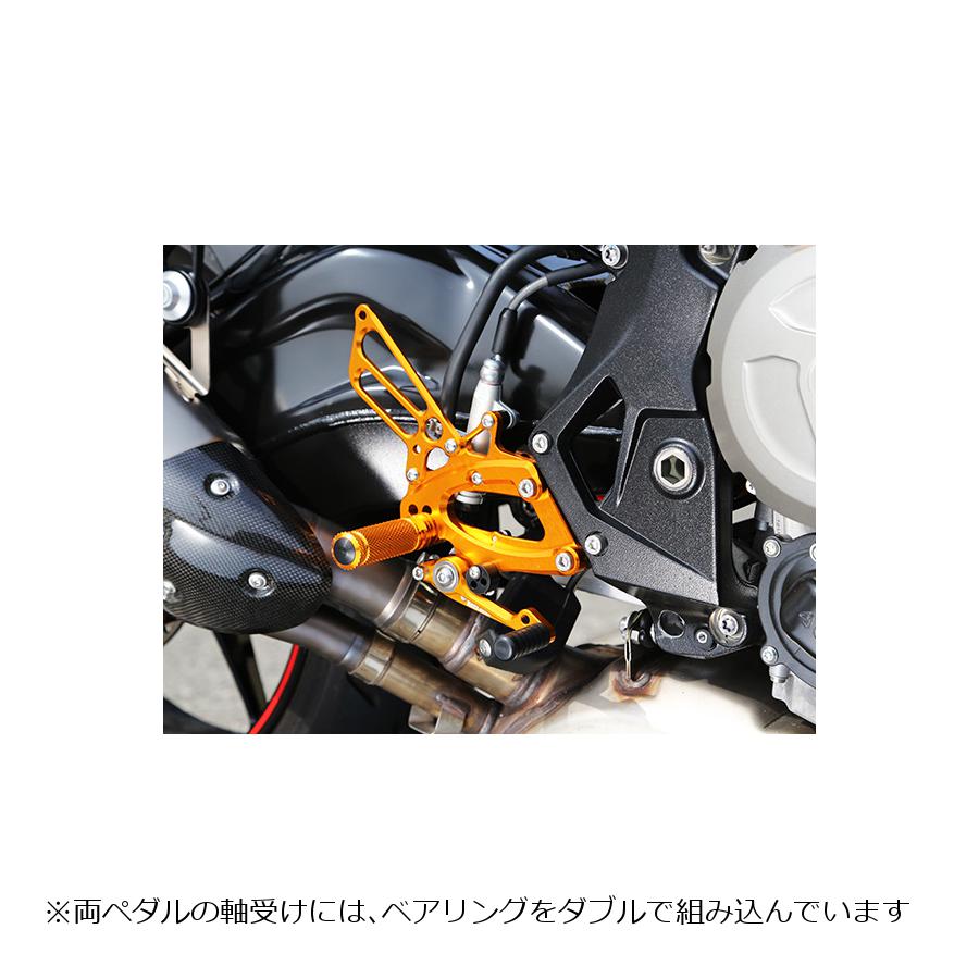 BABY FACE (ベビーフェイス) バックステップキット S1000R ゴールド 002-BM012GD